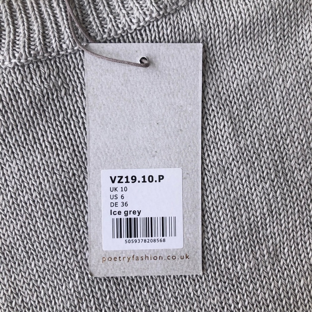 Poetry short sleeve linen knit sweater top size 6 - Picture 4 of 13